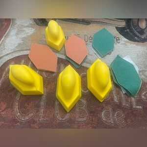 Lot of 4 Gator 7186 Zip Hex Sander Detail Sanding Kits w/ 24 Tough Sandpaper NEW